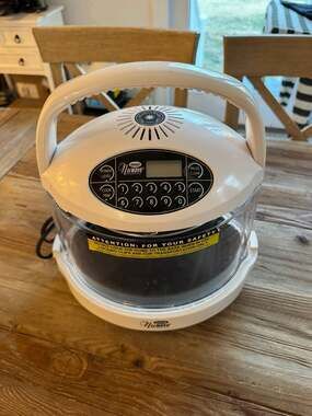 NUWAVE MINI INFRARED OVEN Model 20101 WHITE Digital PROGRAMMABLE Hearthware Home